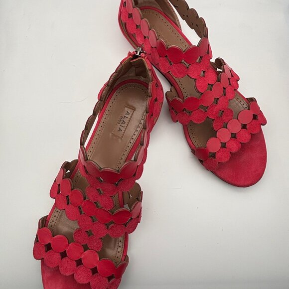Alaia Circle Gladiator flats in size 38 - Picture 2 of 8
